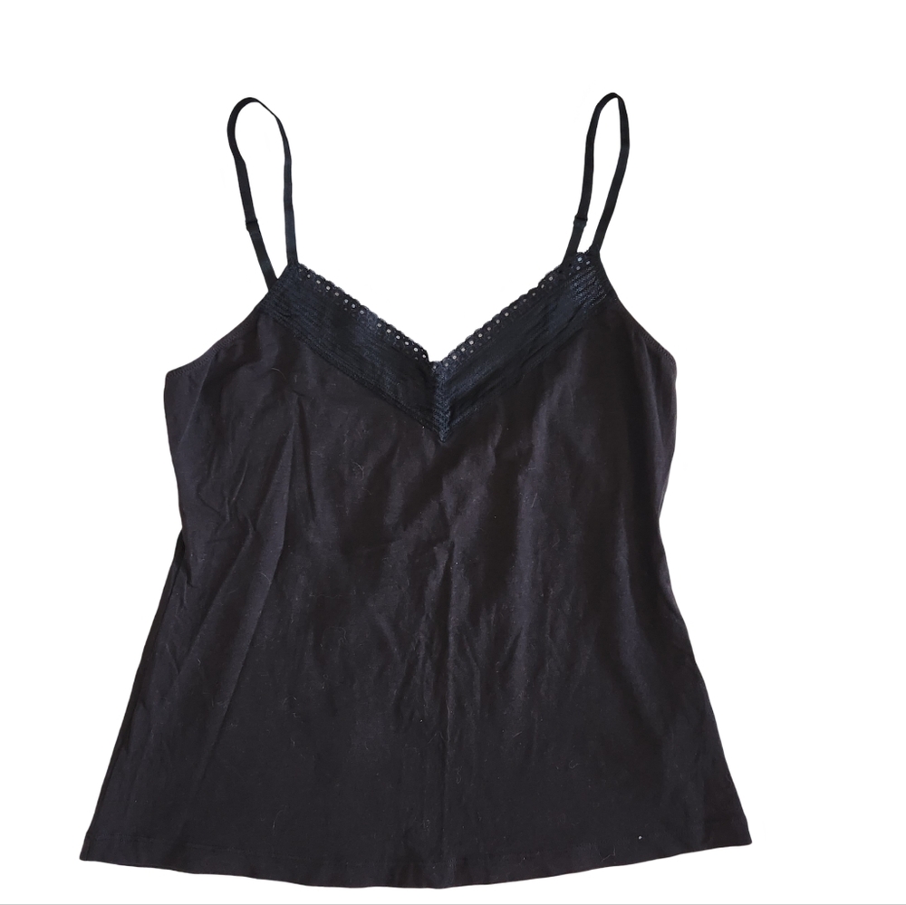 Cosabella Evereve Medium Camisole Cami Black Basic Lace Italy